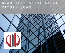 Bradfield Saint George  payday loans