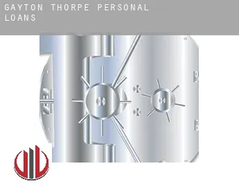Gayton Thorpe  personal loans